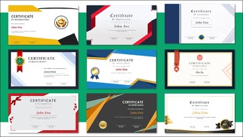Preview of Certificates Pack | Google Slides
