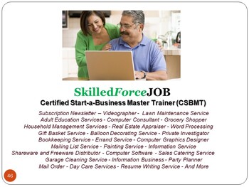 Preview of Certified Start-a-Business Master Trainer Program (CSBMT)