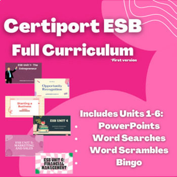 Preview of Certiport ESB Full Curriculum