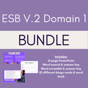 Preview of Certiport ESB V.2 Domain 1 Bundle