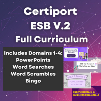 Preview of Certiport ESB V.2 Full Curriculum