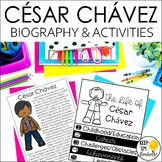 Cesar Chavez Biography, Graphic Organizers, & Activities H