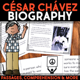 Cesar Chavez Biography Research, Reading Passage, Graphic 