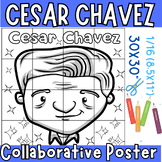 Cesar Chavez Collaborative Poster Coloring