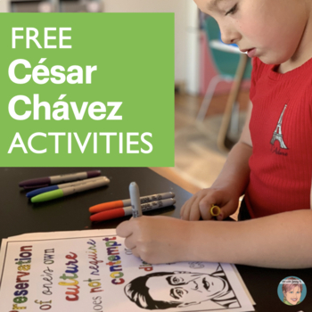 Preview of Free Cesar Chavez Day Activity | Great for Hispanic Heritage Month