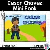 Cesar Chavez Mini Book for Early Readers: Hispanic Heritage Month