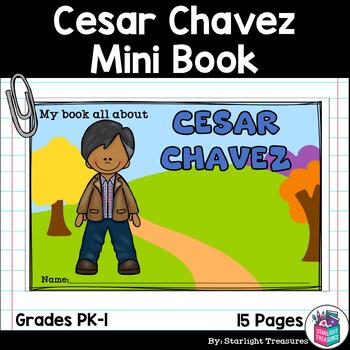 Preview of Cesar Chavez Mini Book for Early Readers: Hispanic Heritage Month