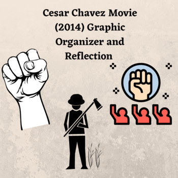 Preview of Cesar Chavez Movie (2014) Graphic Organizer and Reflection