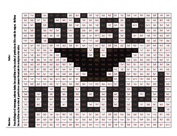 Preview of César Chávez Multiplication Secret Message (Both English and Spanish versions)