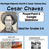 Cesar Chavez PowerPoint Hispanic Heritage Month Lesson PPT