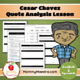 Cesar Chavez Quote Analysis Activity