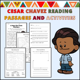 Cesar Chavez Reading Passages and Activities for Hispanic 