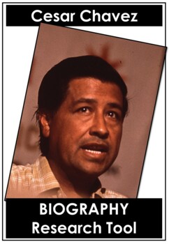 Preview of Cesar Chavez - Research Tool - Speeches, Essays, Discussions, Presentations