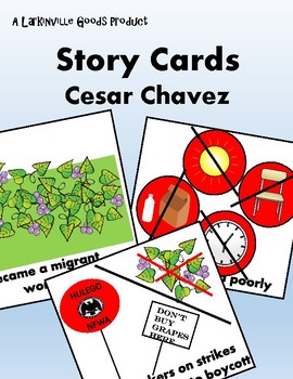Preview of Cesar Chavez Story Cards