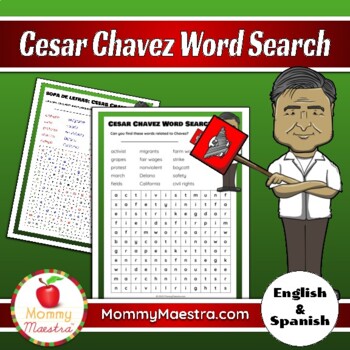 Preview of Cesar Chavez Word Search