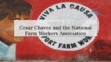 Cesar Chavez and the National Farm Workers Association. Po