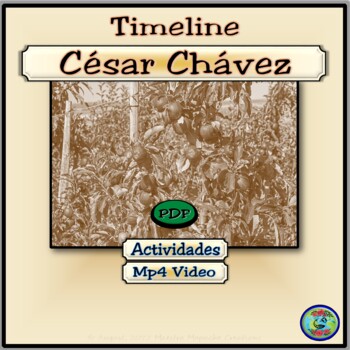 Preview of Cesar Chavez y La Causa Timeline PDF Activities