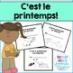 French spring / le printemps - 3 student mini books | TpT