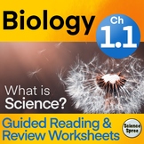 Ch 1.1 - The Science of Biology -Guided Reading WS- Miller