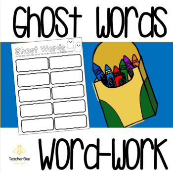 Preview of Ghost Writing Word Work