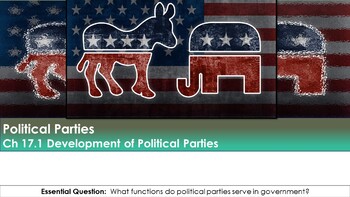 Preview of Ch 17.1 Development of Political Parties  Political Parties Government W/O NOTES