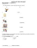 Realidades 1 Ch 1B Vocabulary quiz- Version A
