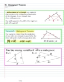 Ch 5 - Geometry Guided Notes - Midsegments, Bisectors, Med