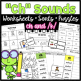 ch Digraph 2 Sounds ch and k Worksheets and Activities