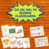 Ch, Sh, Wh, Th Blends Vocabulary Flashcards