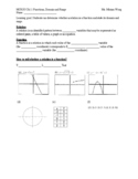 Grade 11 Functions MCR3U Math Ch1 Introduction Lesson Note