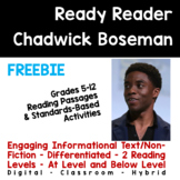 Chadwick Boseman - Informational Text Unit - Differentiated