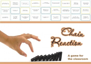 Preview of Chain Reaсtion - A game for the classroom.