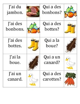 Chaîne parlée (Questions & Answer Race Cards) - Pâques et Printemps