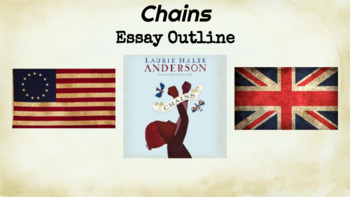 Preview of Chains by Laurie Halse Anderson Essay Outline