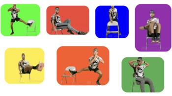 Preview of Chair Exercise GIFS -