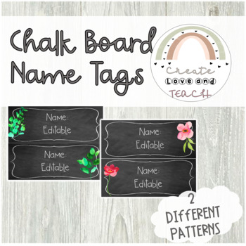 Chalkboard Name tags