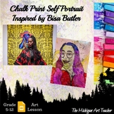 Chalk Print Self-Portrait Inspired by Bisa Butler - Mix Me