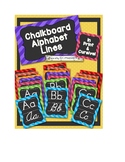 Chalkboard Alphabet Lines-in print & cursive