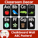 Chalkboard Alphabet Wall Bulletin Board Set