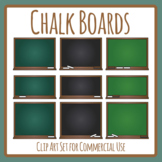 Chalkboard / Black Board Blank Templates Clip Art / Clipart Commercial Use