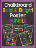 Chalkboard Bold and Bright Poster BUNDLE