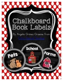 Chalkboard Book Labels