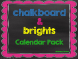 Chalkboard Brights Calendar