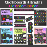 Chalkboard & Brights Classroom Décor Bundle