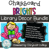 Chalkboard Brights Library Decor Bundle
