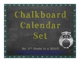 Chalkboard Calendar Set