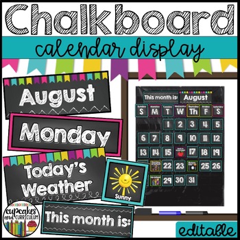 Calendar Chalkboard