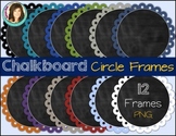 Chalkboard Circle Frames