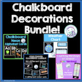 Chalkboard Classroom Decorations Bundle