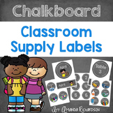 Chalkboard Supply Labels